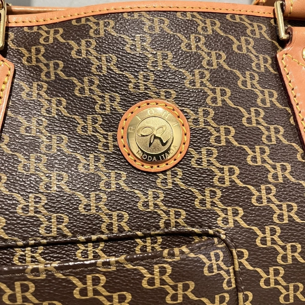 Beautiful Rioni‎ Moda Italia Satchel Signature Teacher's Bag  Like New Co…